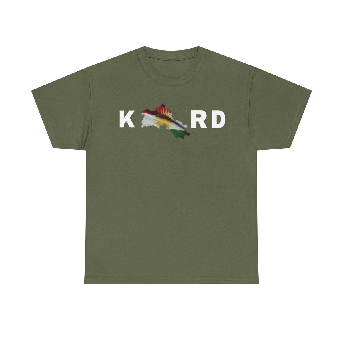 Kurdistan Kurd Karte Flagge Wappen Azadi - Unisex T-Shirt
