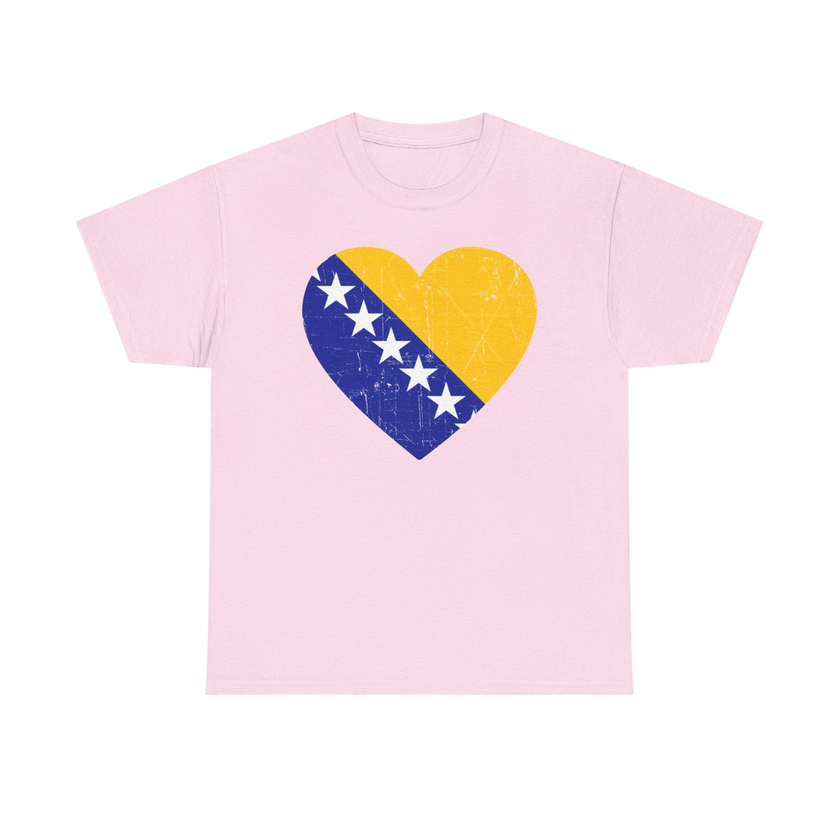 Bosnia Wappen Flagge Stolz Heimat Fußball fan Geschenkidee - Unisex T-Shirt