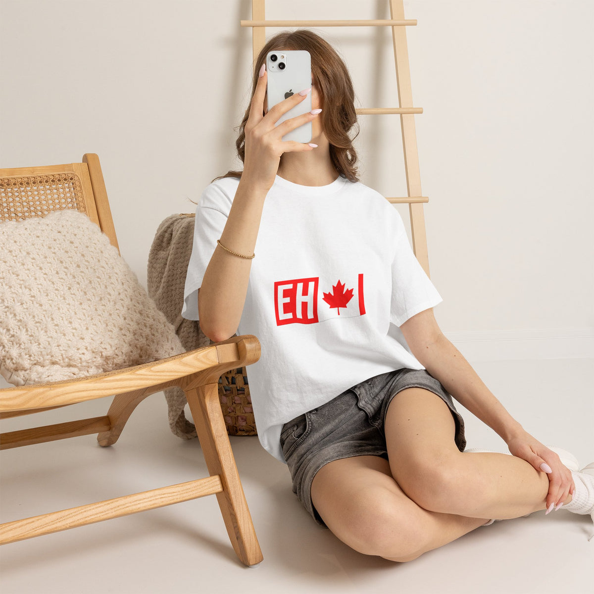 Canada Kanada Wappen Flagge Fan Sport Fußball Geschenkidee - Unisey T-Shirt