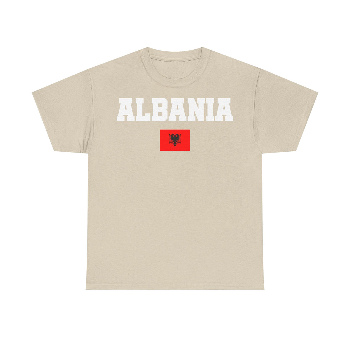 Albania Wappen Shqiptar Flagge Adler Fußball Fan Sport Unisex T Shirt