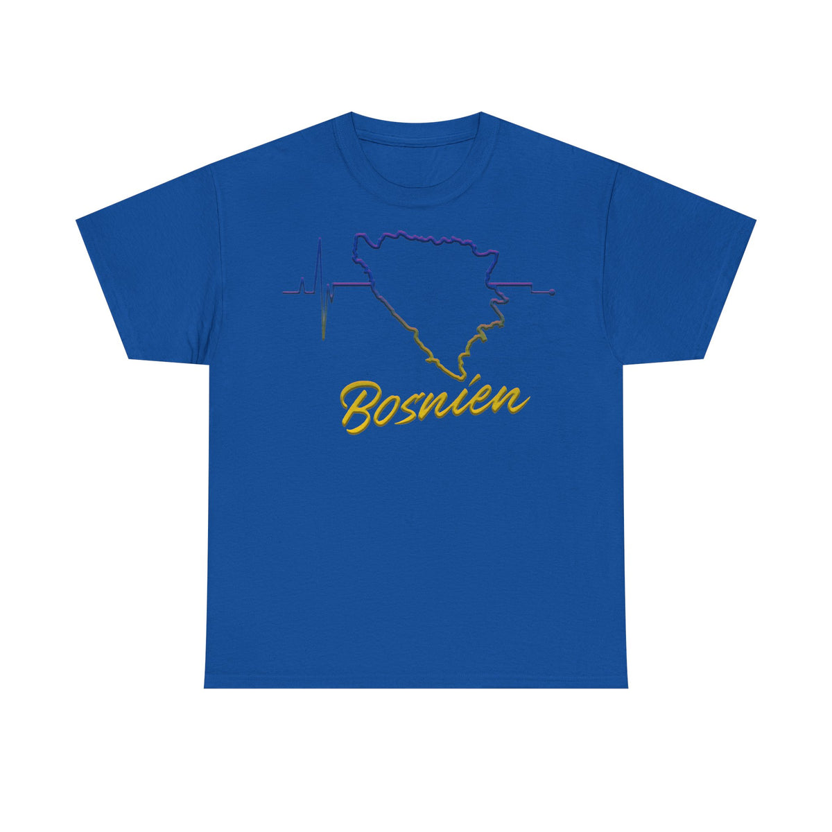 Bosnia escudo bandera orgullo patria aficionado al fútbol idea de regalo - Camiseta unisex