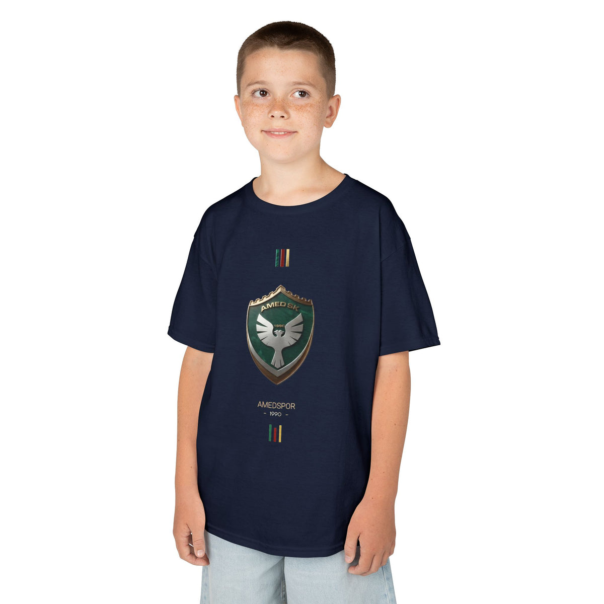 Amedspor SK 1990 Edel Wappen Flagge Sport Fan - Unisex Kinder & Jugendliche T-Shirt