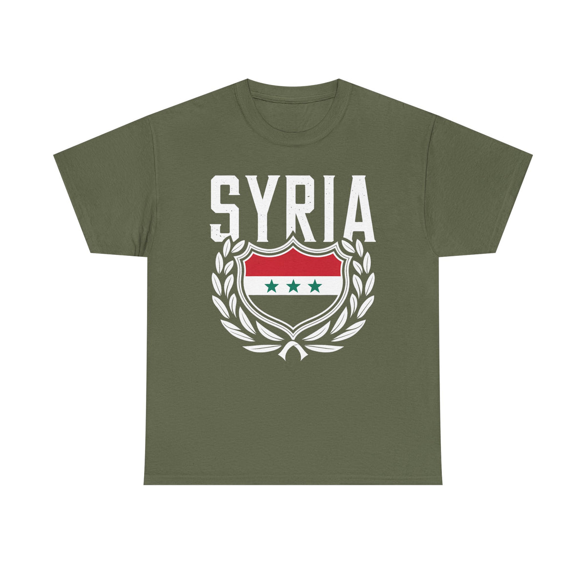 Syria Syrien Hooligan Wappen Flagge Heimat Sport Fußball Fan Geschenkidee - Unisex T-Shirt