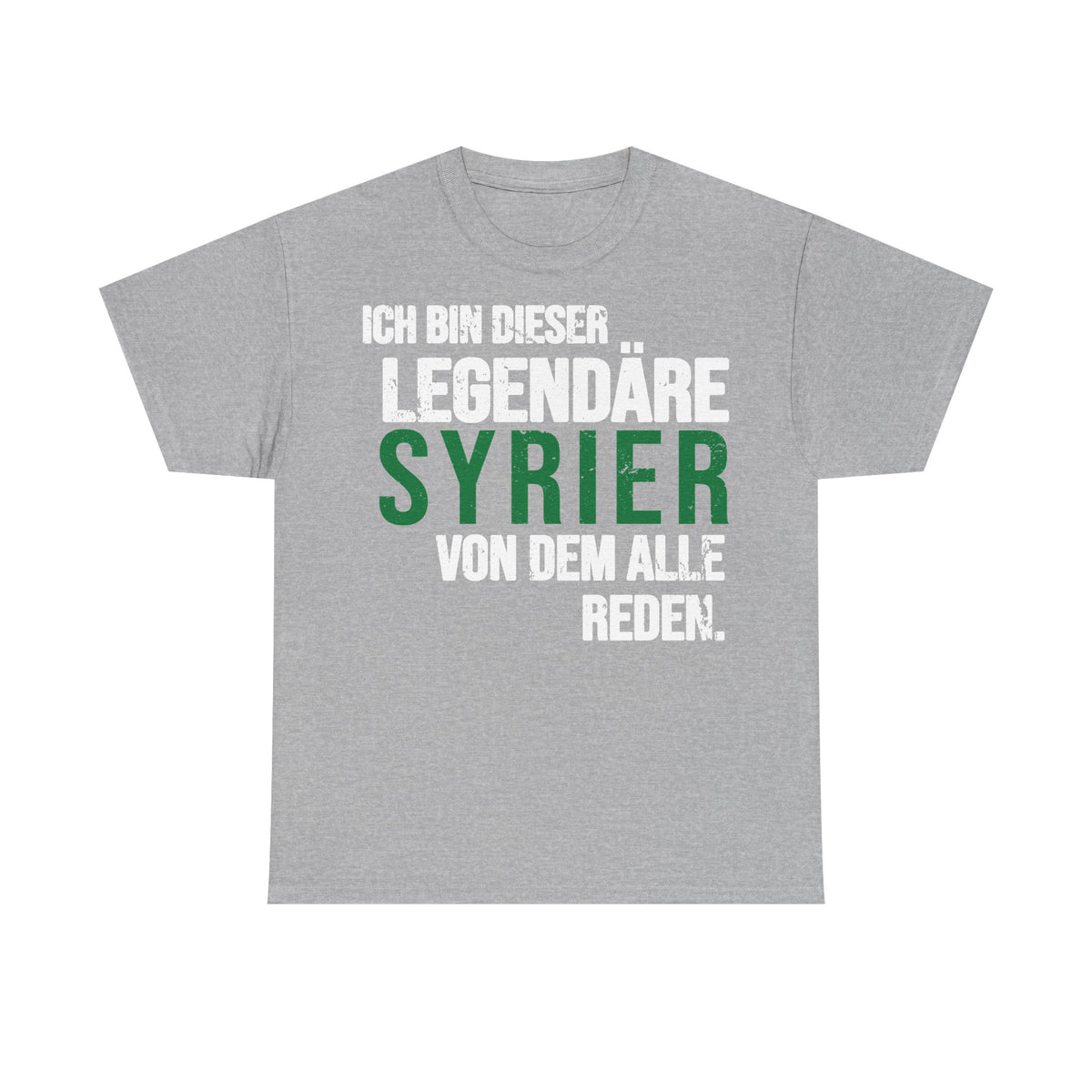 Syria Syrien Wappen Flagge Heimat Sport Fan Geschenkidee - Unisex T-Shirt