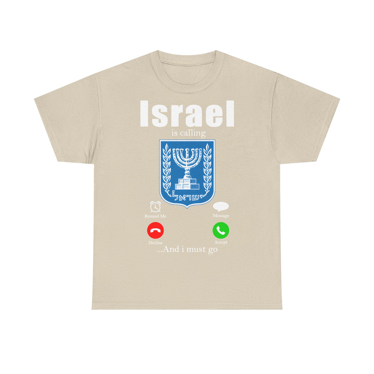 Israel Wappen Flagge Fan Geschenkidee Fashion - Unisex T-Shirt