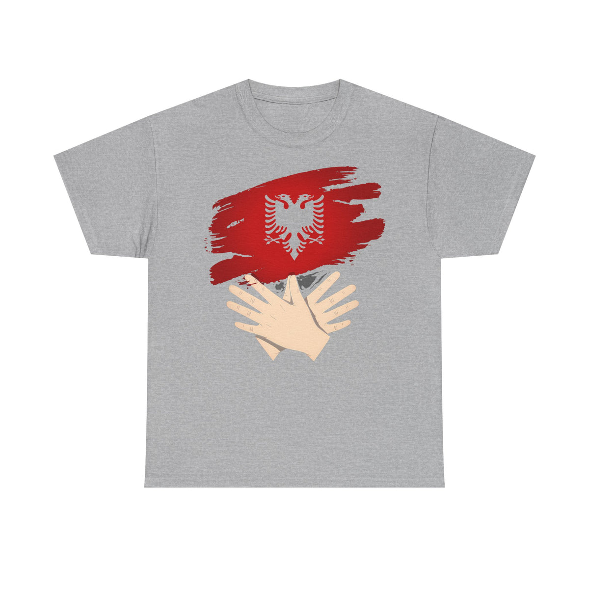 Camiseta unisex de Albania, escudo albanés, bandera, águila, fútbol, aficionado, deporte