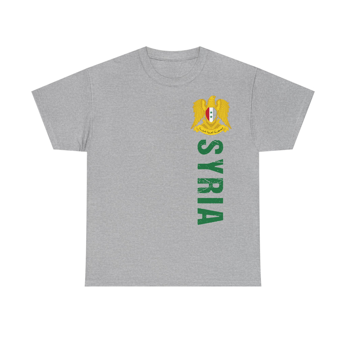 Syria Syrien Wappen Flagge Heimat Sport Fan Geschenkidee - Unisex T-Shirt