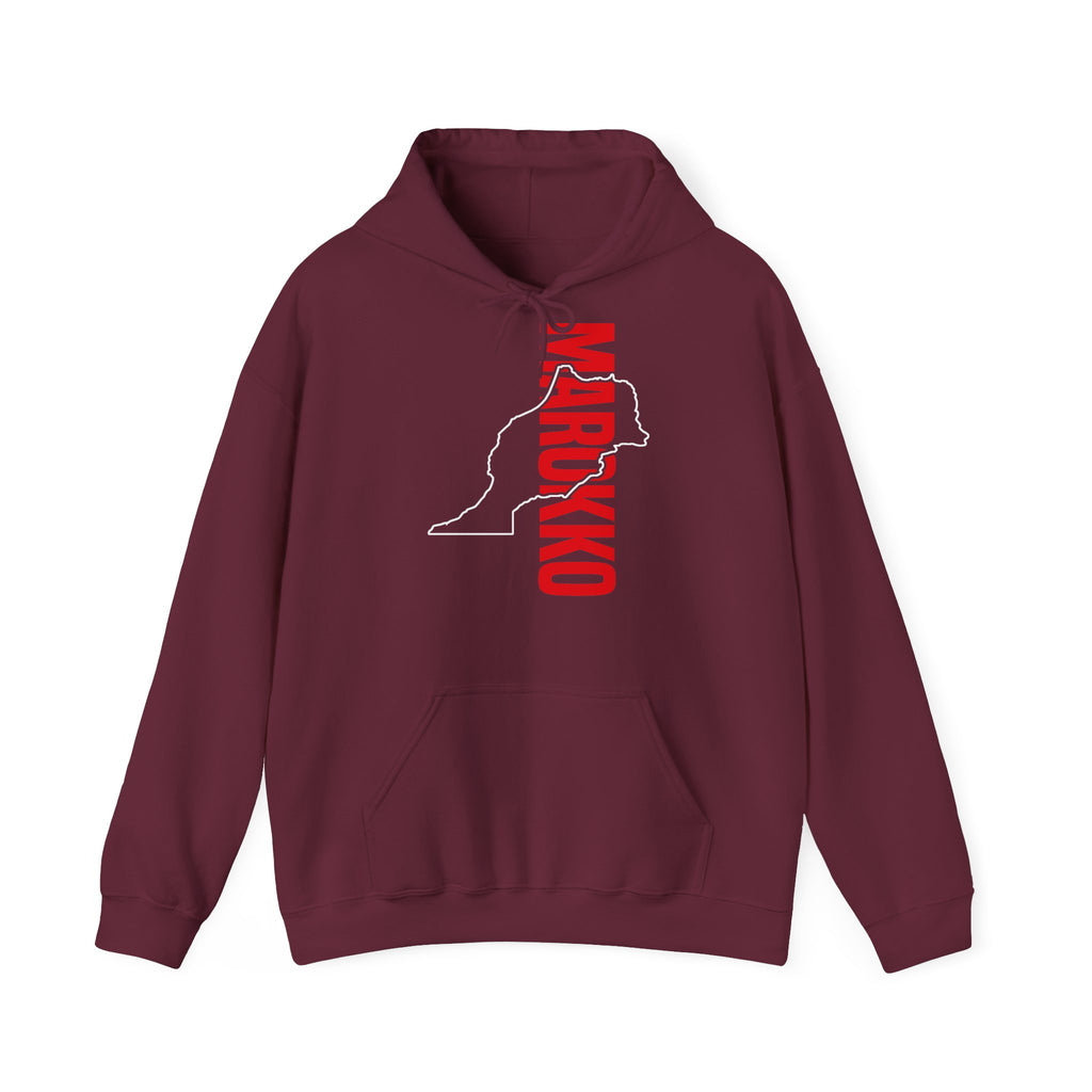 Marokko Wappen Morocco Flagge Stolz Fußball Fan Sport Geschenkidee - Unisex Hoodie
