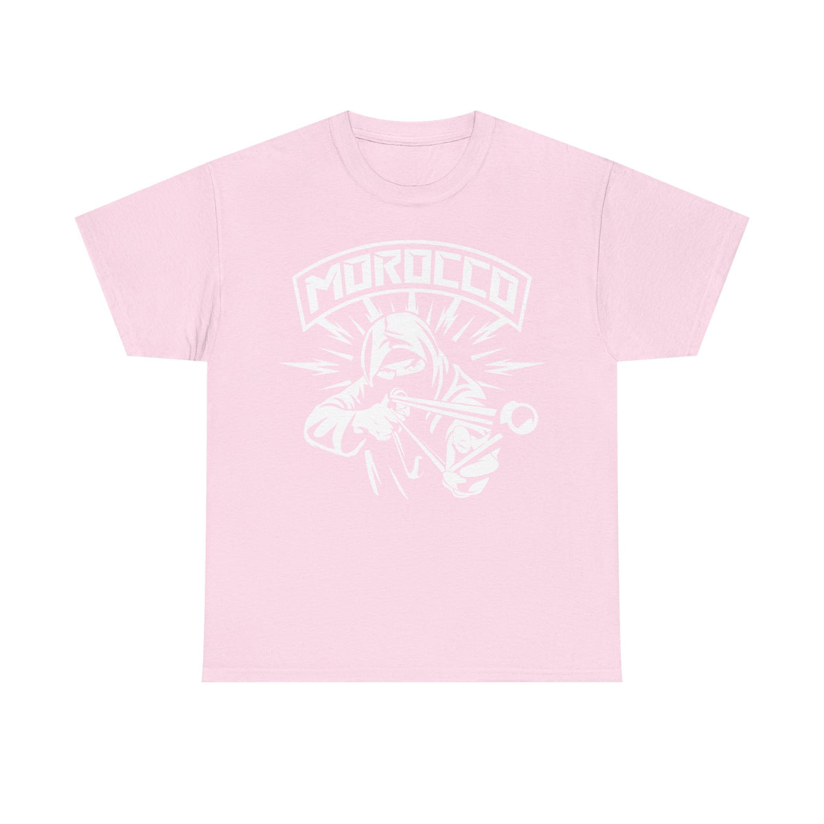 Escudo de hooligan de Marruecos Bandera de Marruecos Fútbol Aficionado Deporte Idea de regalo - Camiseta unisex
