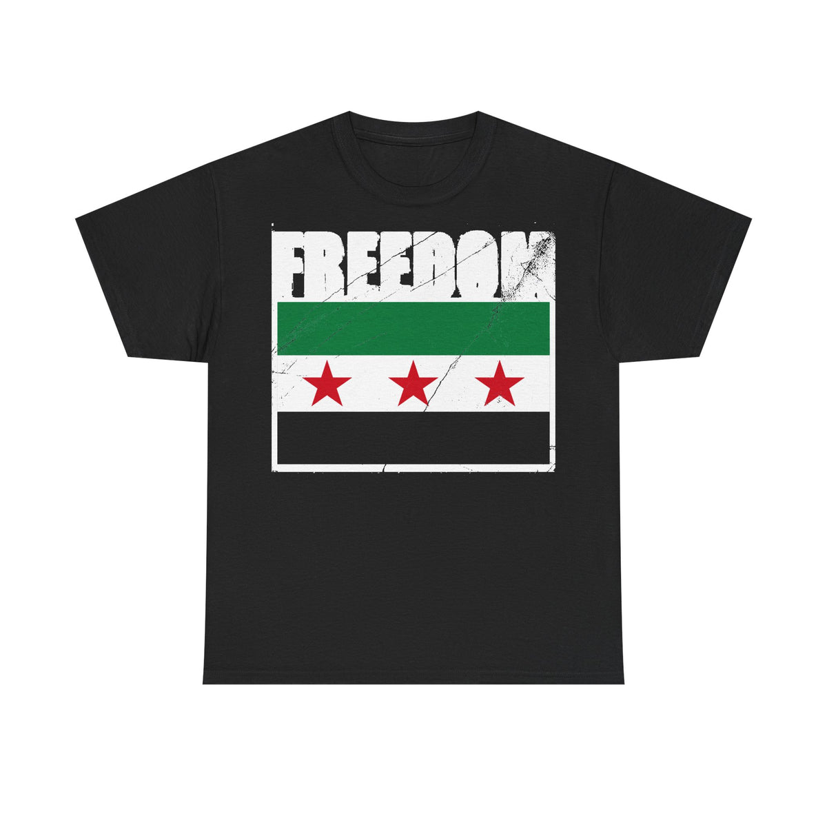 Syria Syrien Wappen Flagge Heimat Sport Fan Geschenkidee - Unisex T-Shirt