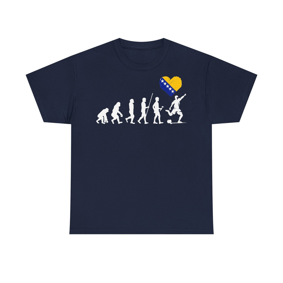 Bosnia escudo bandera orgullo patria aficionado al fútbol idea de regalo - Camiseta unisex