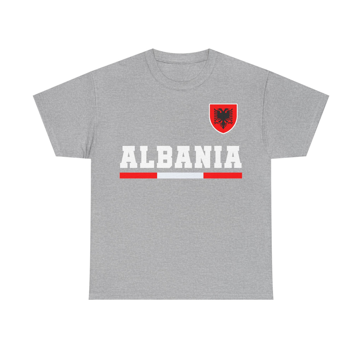 Albania Wappen Shqiptar Flagge Adler Fußball Fan Sport Unisex T Shirt