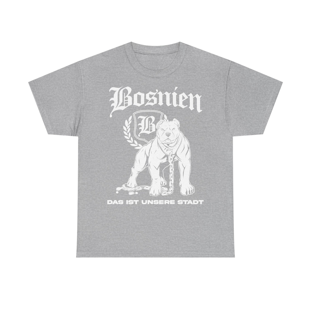 Bosnia Wappen Flagge Stolz Heimat Fußball fan Geschenkidee - Unisex T-Shirt