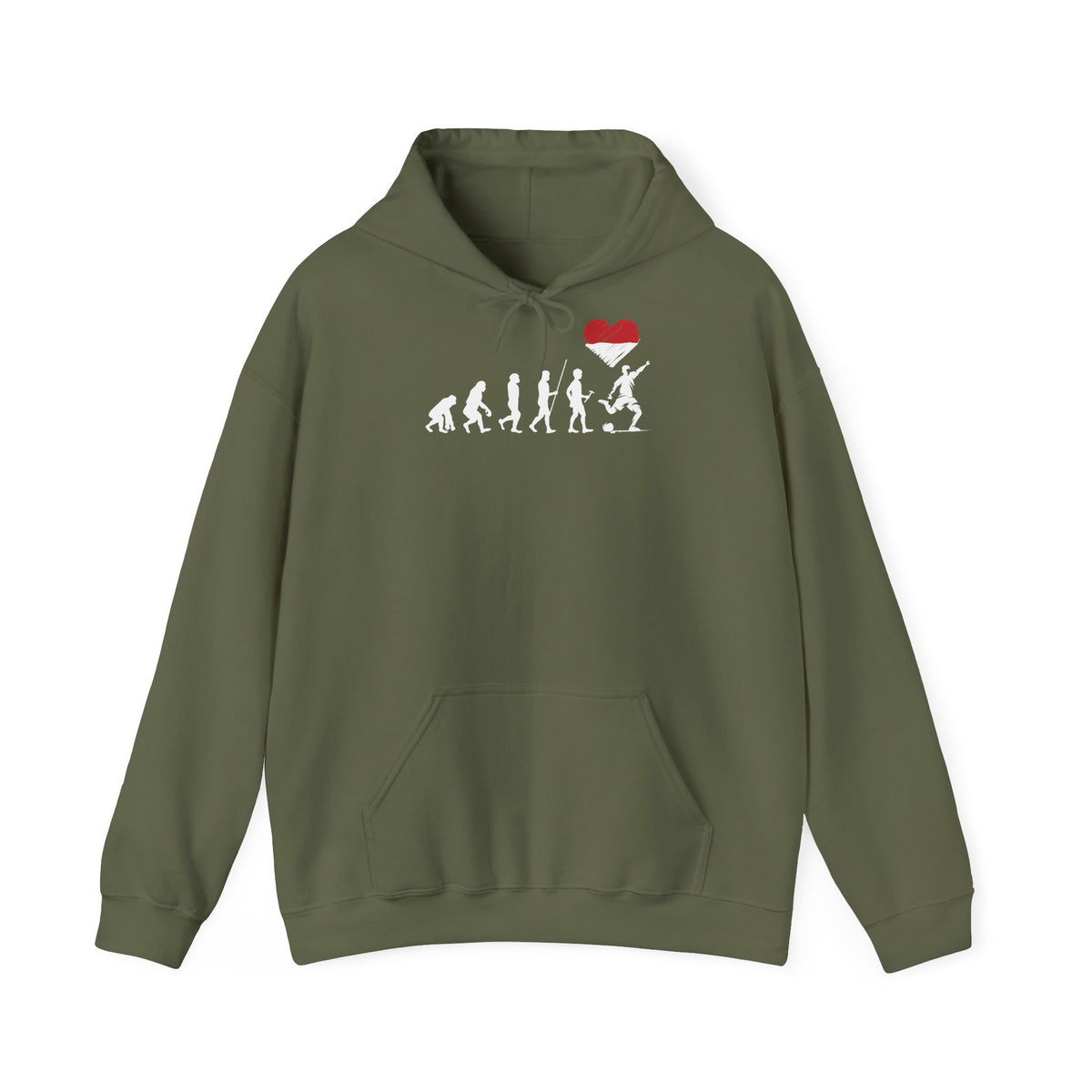 Stemma del Marocco Bandiera del Marocco Orgoglio Tifoso di calcio Sport Idea regalo - Felpa con cappuccio unisex