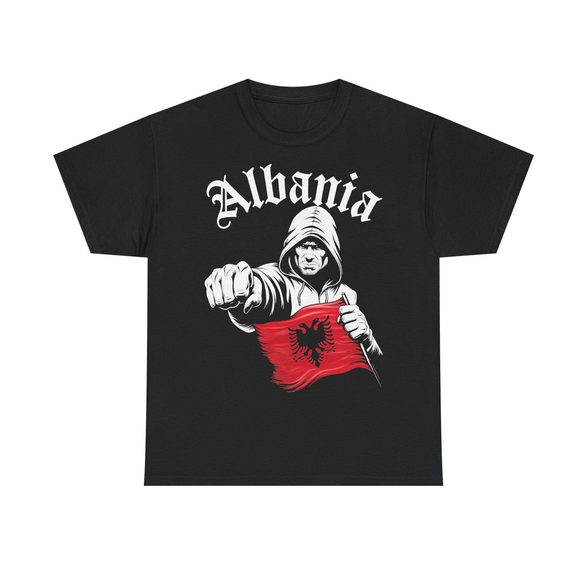 Albania Hooligan Wappen Shqiptar Flagge Adler Fußball Fan Sport - Unisex T Shirt