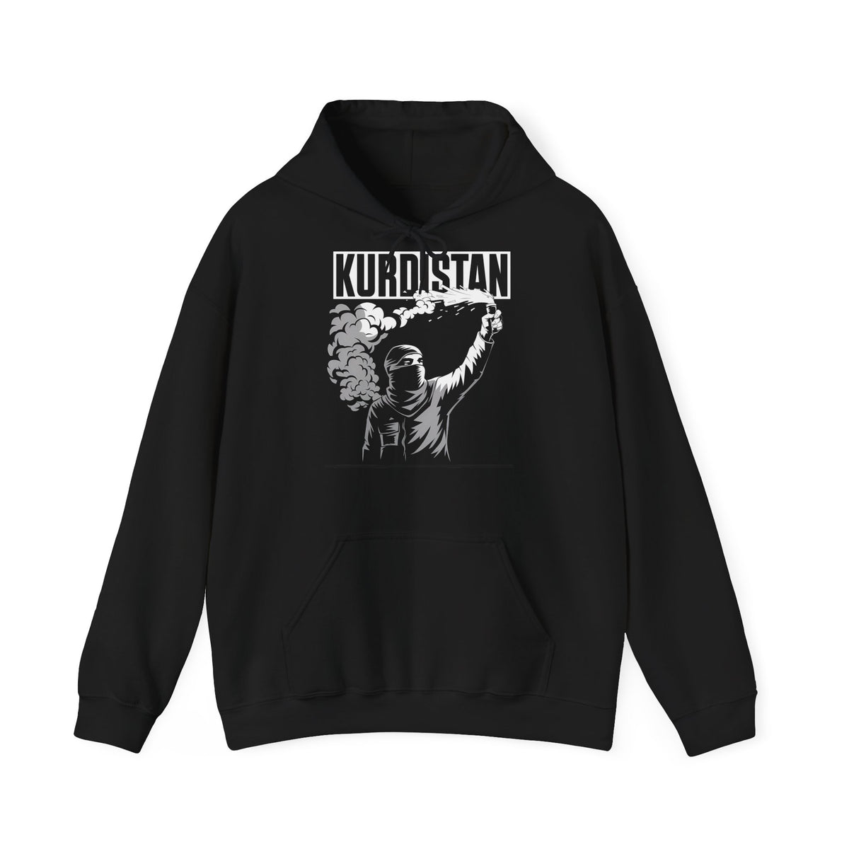 Kurdistan hooligan patria orgoglio stemma bandiera sport calcio tifoso regalo - Felpa con cappuccio unisex