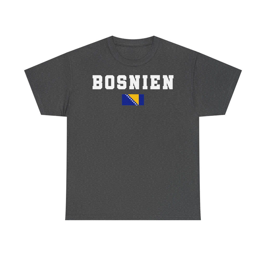 Bosnia Wappen Flagge Stolz Heimat Fußball fan Geschenkidee - Unisex T-Shirt