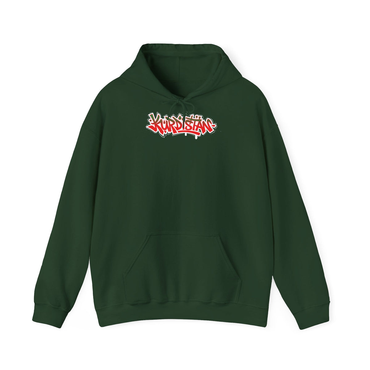 Kurdistan patria orgoglio stemma bandiera sport calcio regalo per tifosi - felpa con cappuccio unisex