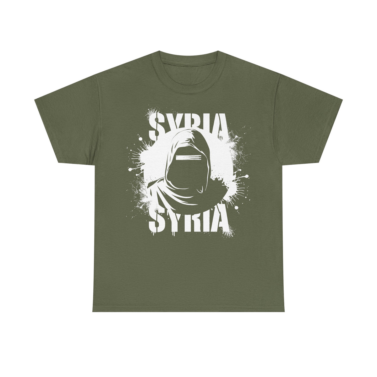 Syria Syrien Hooligan Wappen Flagge Heimat Sport Fußball Fan Geschenkidee - Unisex T-Shirt