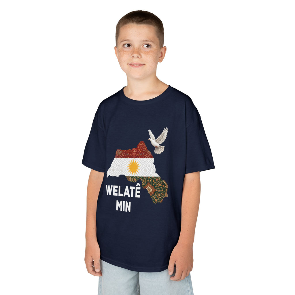 WELATE MIN KURDISTAN Azadi Nostalgie - Unisex Kinder & Jugendliche T-Shirt