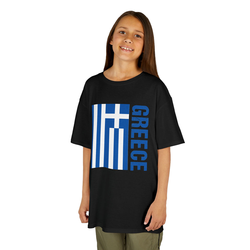 Greece Griechenland Flagge Wappen Heimat Fußball Sport Fan Geschenkidee - Für Kinder & Jugendliche Unisex T-Shirt