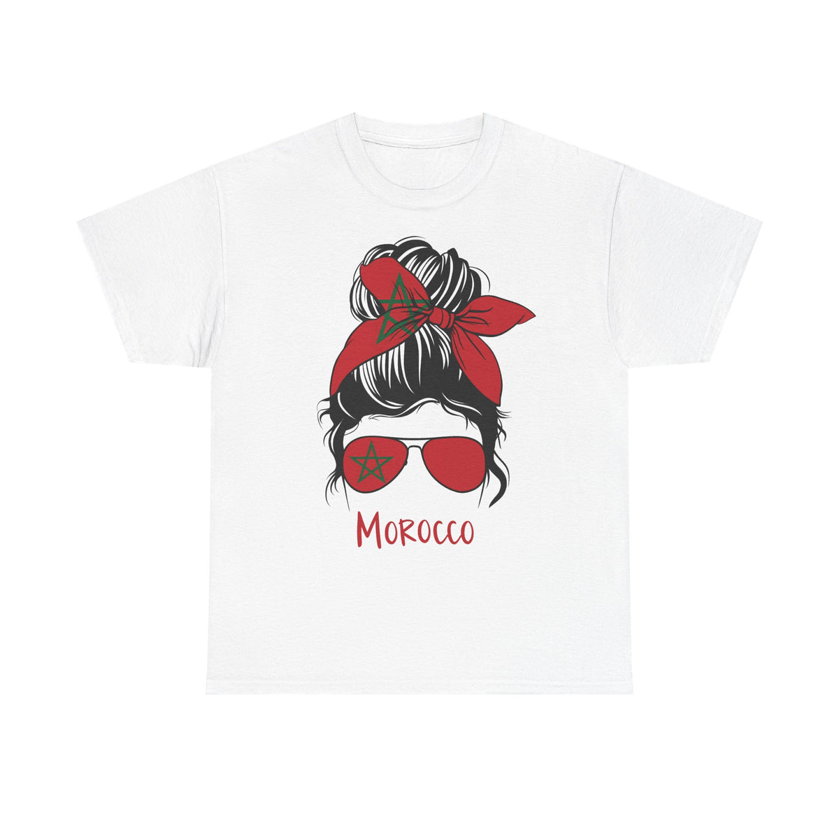Marruecos Escudo Morocco Bandera Orgullo Fútbol Fan Deporte FIdea de regalo - Camiseta unisex