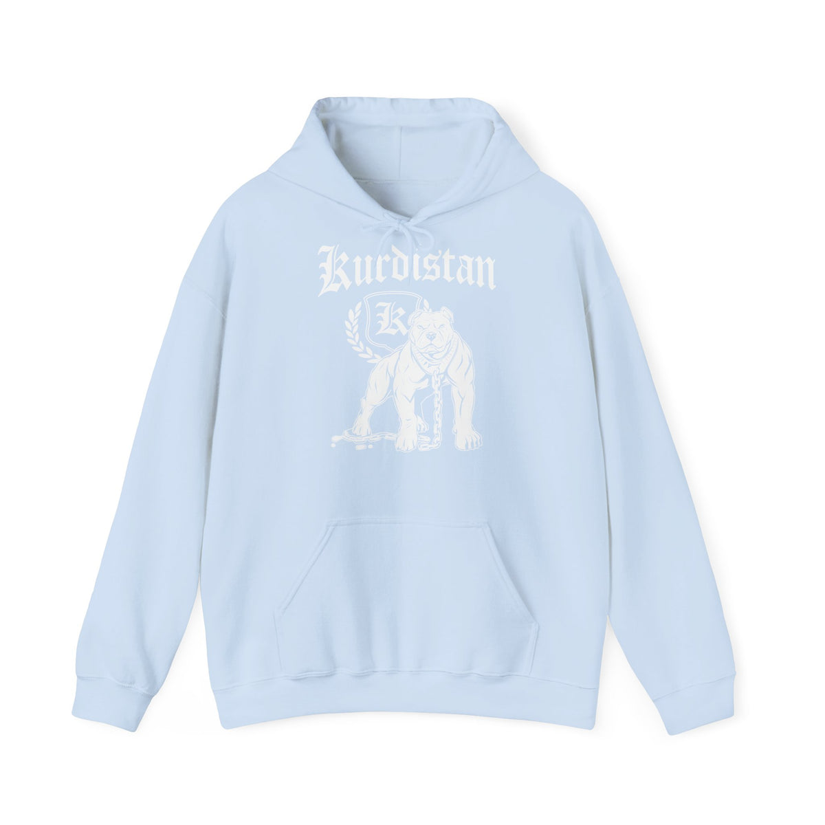 Kurdistan patria orgoglio stemma bandiera sport calcio regalo per tifosi - felpa con cappuccio unisex