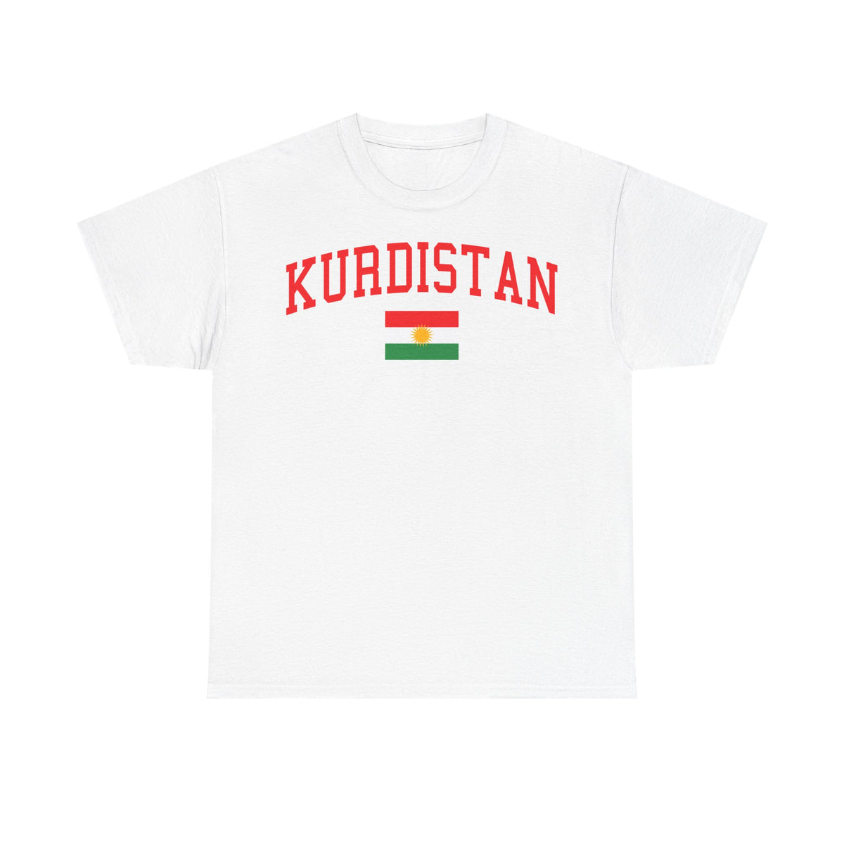 Kurdistán Azadi Escudo Bandera Patria Newroz Regalo - Camiseta unisex