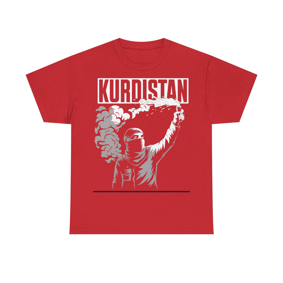 Camiseta unisex con escudo, bandera y regalo para los aficionados del Kurdistán: Azadi, patria