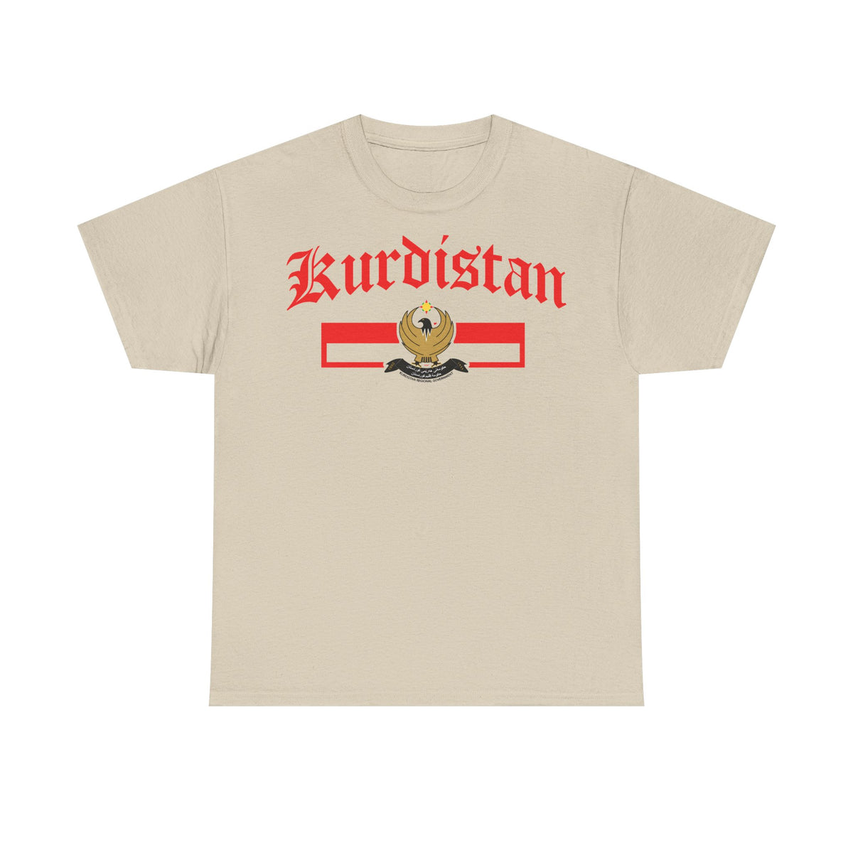 Kurdistán Azadi Escudo Bandera Patria Newroz Regalo - Camiseta unisex