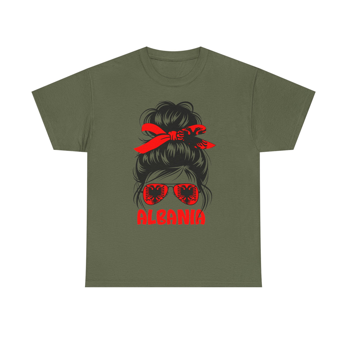 Camiseta unisex de Albania, escudo albanés, bandera, águila, fútbol, aficionado, deporte