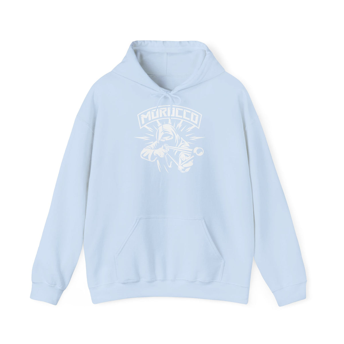 Stemma hooligan del Marocco, bandiera del Marocco, tifoso di calcio, sport, idea regalo - Felpa con cappuccio unisex