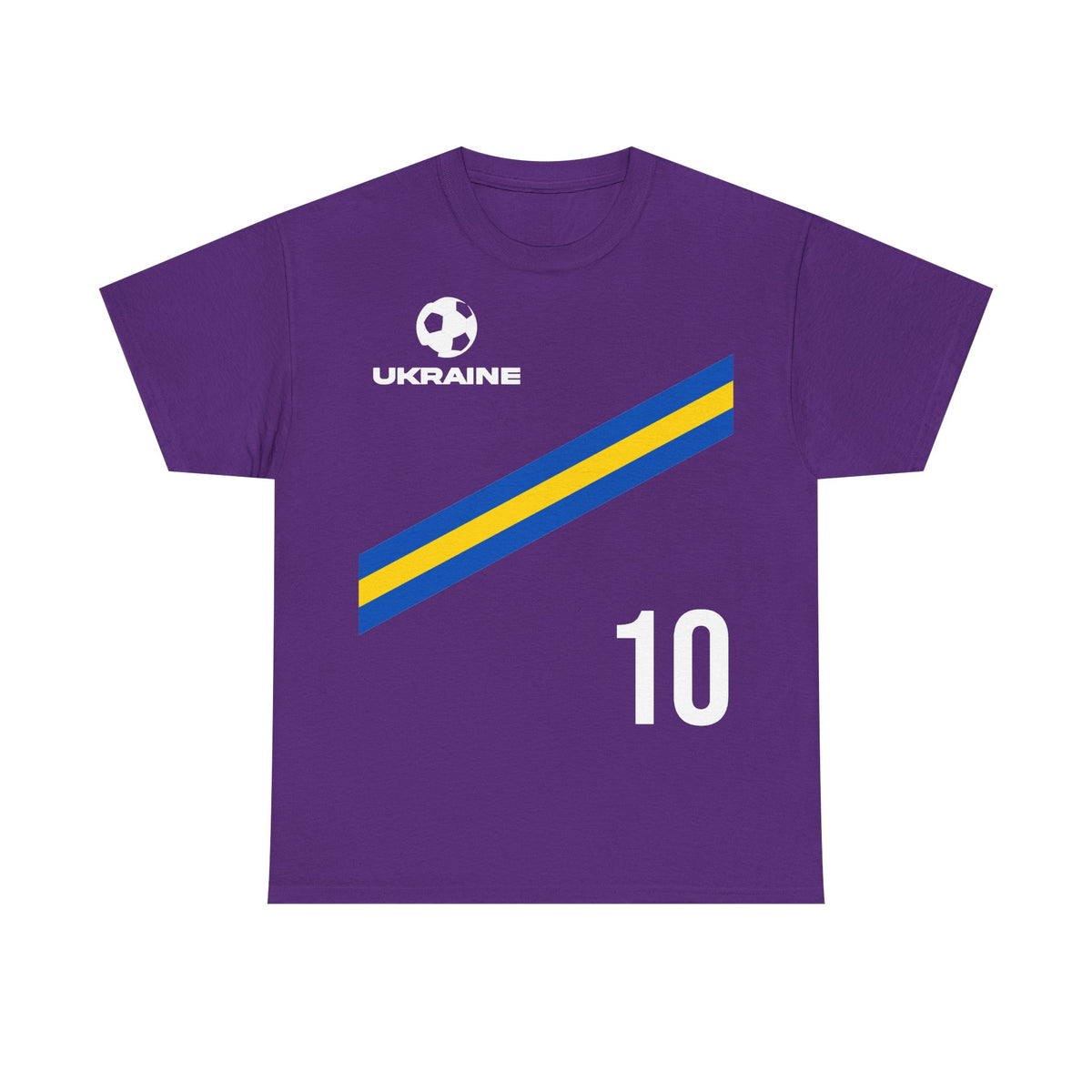 Bandera de Ucrania escudo idea de regalo afición al deporte moda vintage - Camiseta unisex