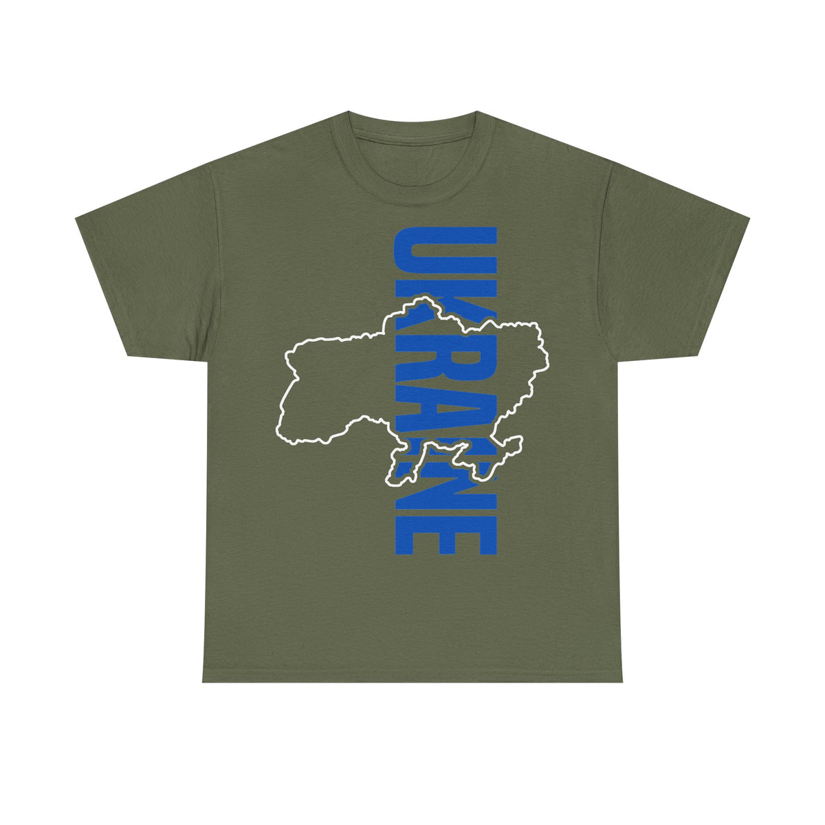 Bandera de Ucrania escudo idea de regalo afición al deporte moda vintage - Camiseta unisex