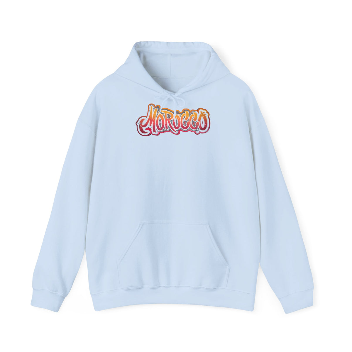 Stemma del Marocco Bandiera del Marocco Orgoglio Tifoso di calcio Sport Idea regalo - Felpa con cappuccio unisex