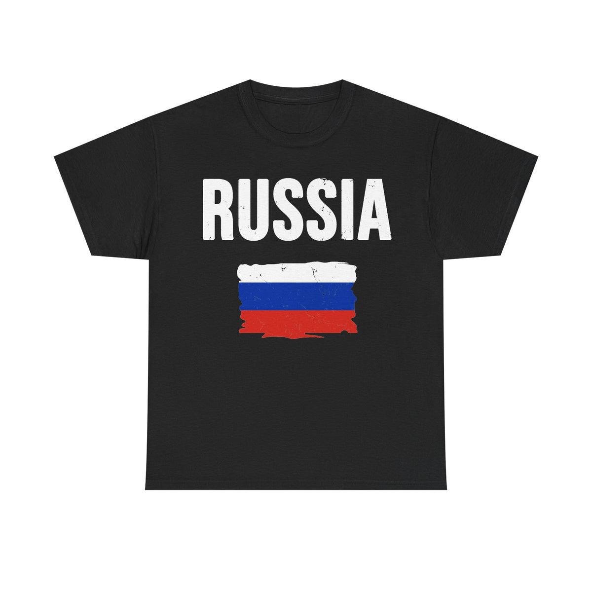 Russia Flagge Wappen Geschenkidee - Unisex T-Shirt