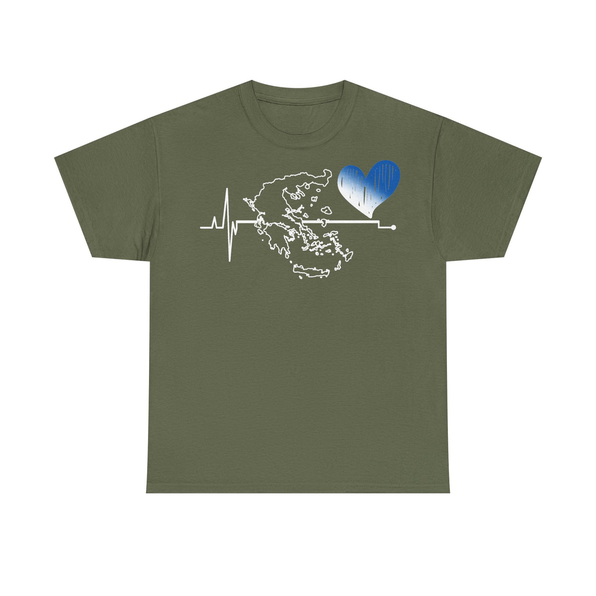 Grecia Grecia Bandera Escudo Patria Fútbol Deporte Aficionado Idea de regalo - Camiseta unisex