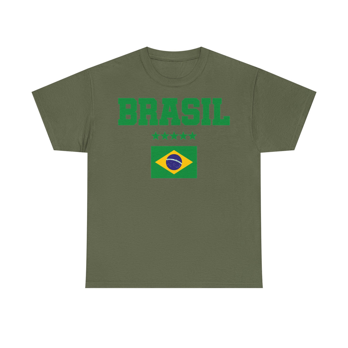 Brazil Brasilien Wappen Flagge Sport Fan Fußball Geschenkidee - Unisex T-Shirt