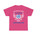 Greece Griechenland Flagge Wappen Heimat Fußball Sport Fan Geschenkidee - Unisex T-Shirt
