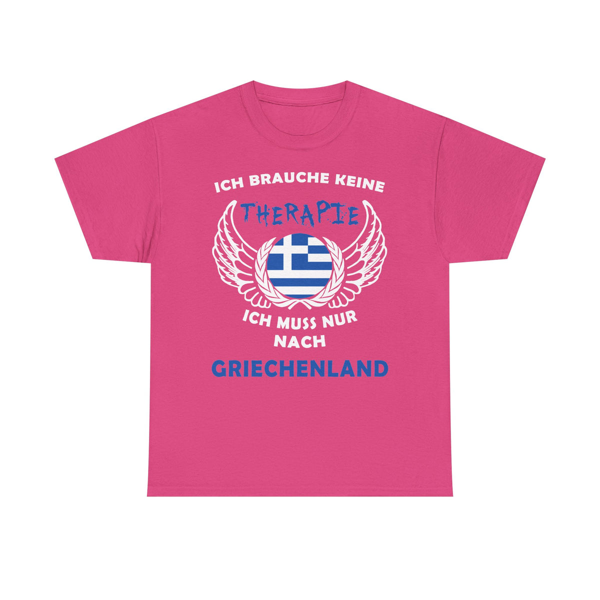 Greece Griechenland Flagge Wappen Heimat Fußball Sport Fan Geschenkidee - Unisex T-Shirt