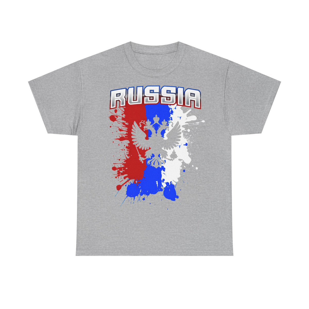 Rusia Rusia Moscú águila bandera escudo regalo deporte aficionado moda - Camiseta unisex