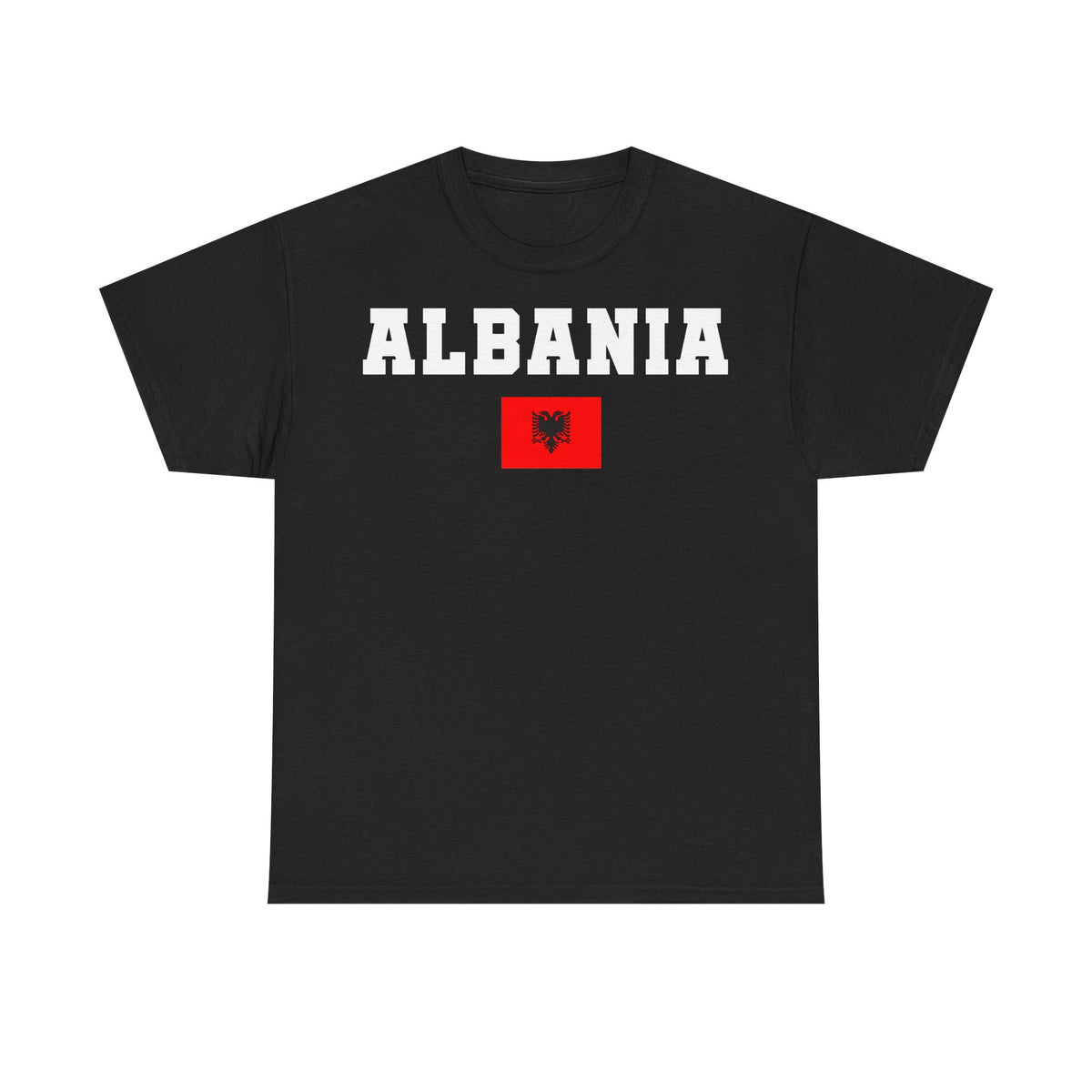 Camiseta unisex de Albania, escudo albanés, bandera, águila, fútbol, aficionado, deporte