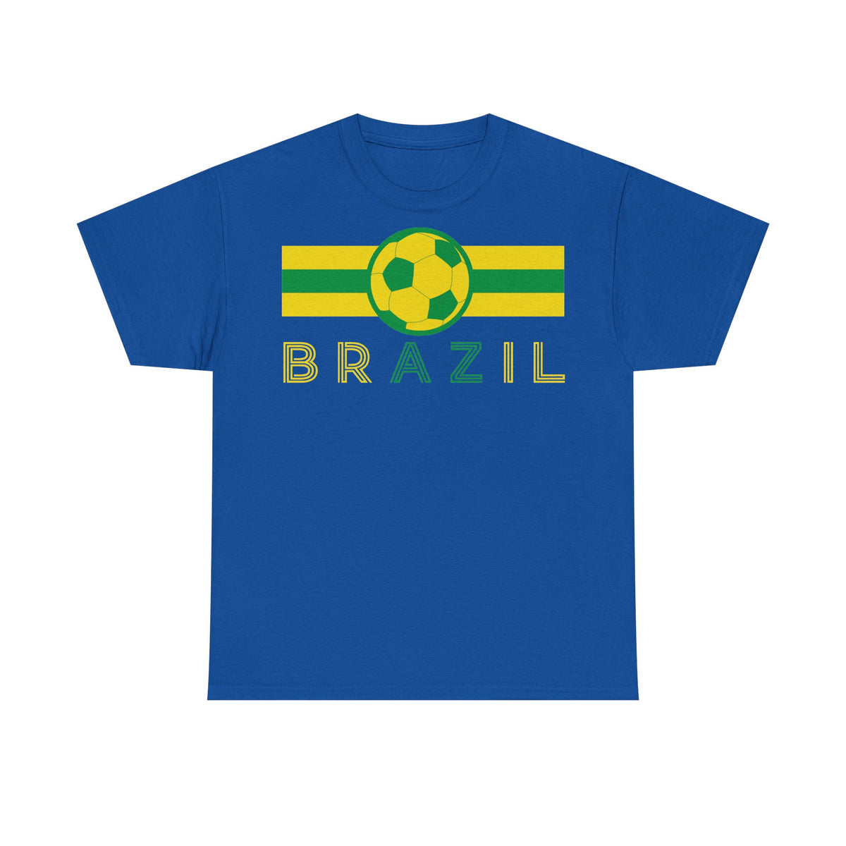 Brazil Brasilien Wappen Flagge Sport Fan Fußball Geschenkidee - Unisex T-Shirt