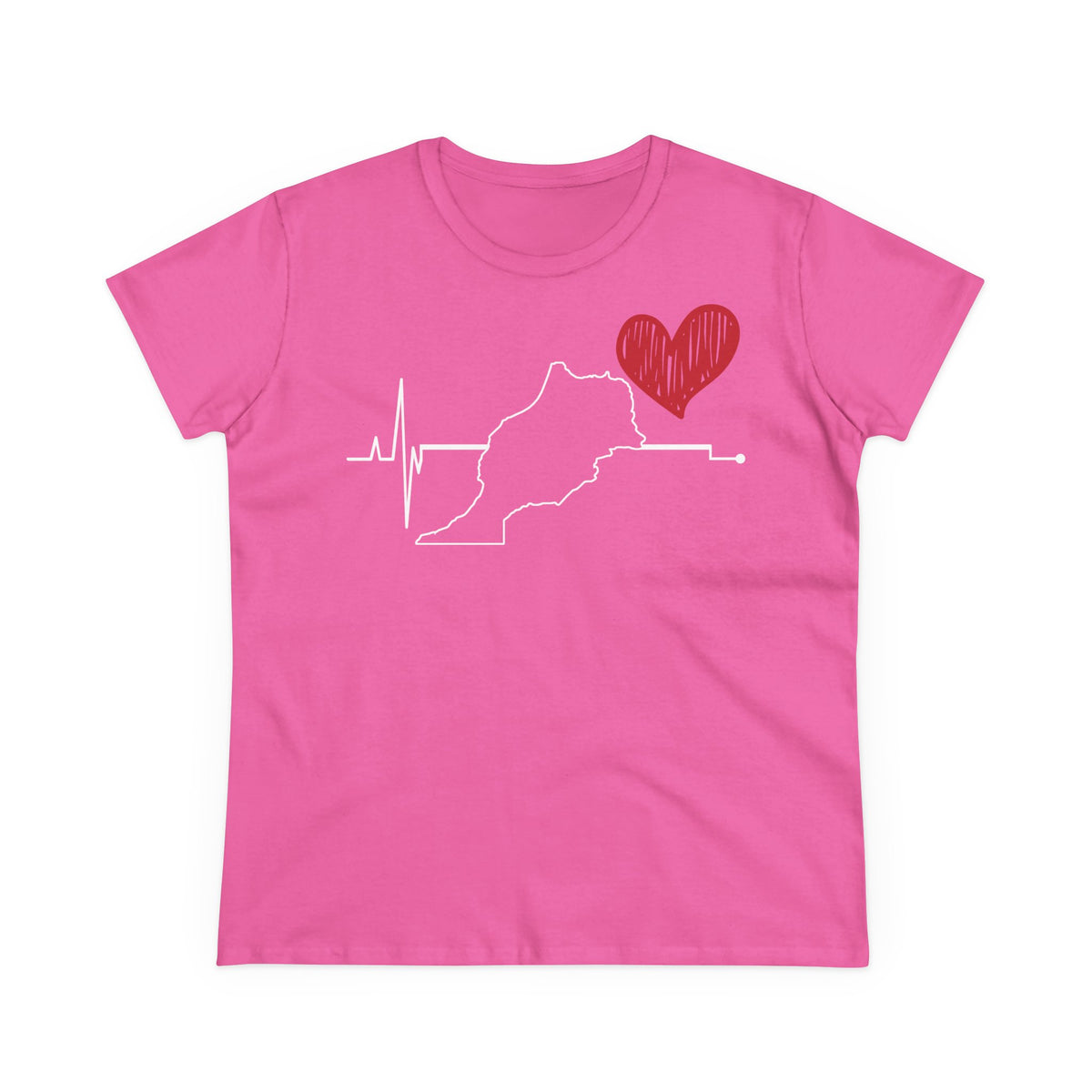 Escudo de Marruecos, bandera de Marruecos, orgullo, aficionada al fútbol y al deporte, idea de regalo - Camiseta para mujer