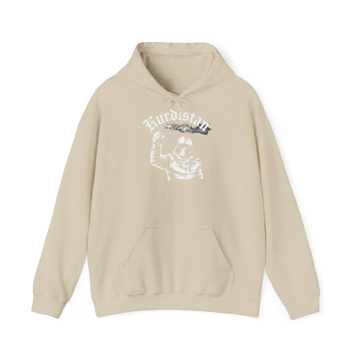 Kurdistan hooligan patria orgoglio stemma bandiera sport calcio tifoso regalo - Felpa con cappuccio unisex