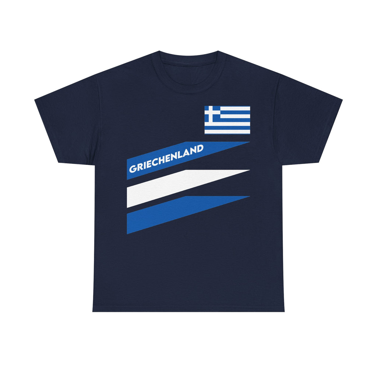 Grecia Grecia Bandera Escudo Patria Fútbol Deporte Aficionado Idea de regalo - Camiseta unisex
