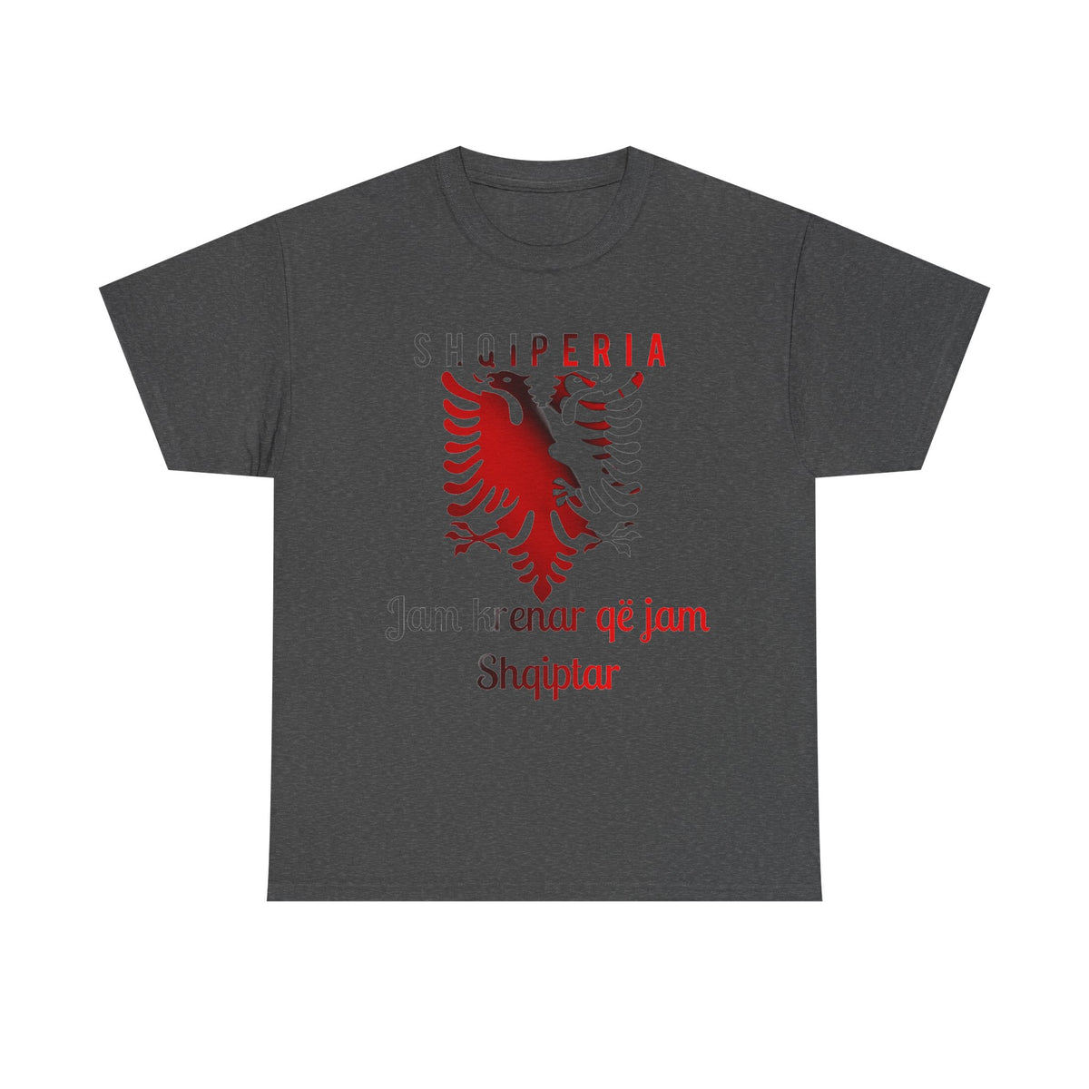 Albania Wappen Shqiptar Flagge Adler Fußball Fan Sport Unisex T Shirt