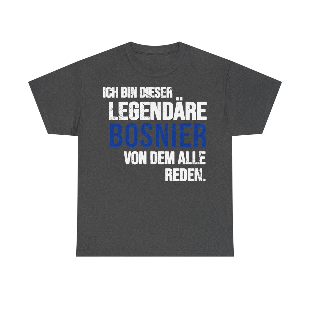 Bosnia Wappen Flagge Stolz Heimat Fußball fan Geschenkidee - Unisex T-Shirt