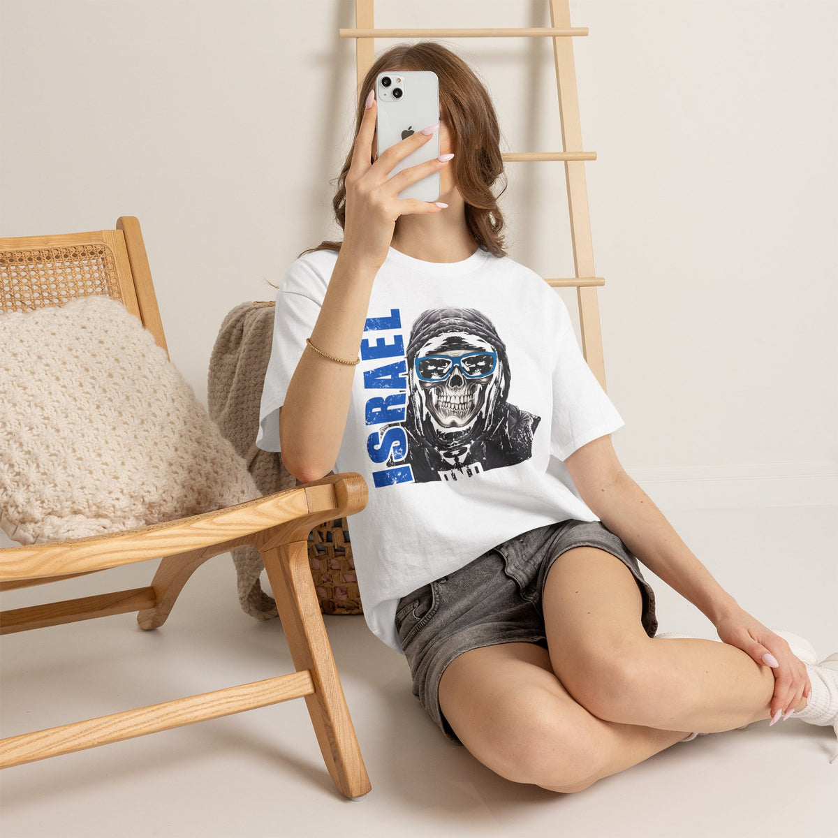 Israel Wappen Flagge Fan Geschenkidee Fashion - Unisex T-Shirt
