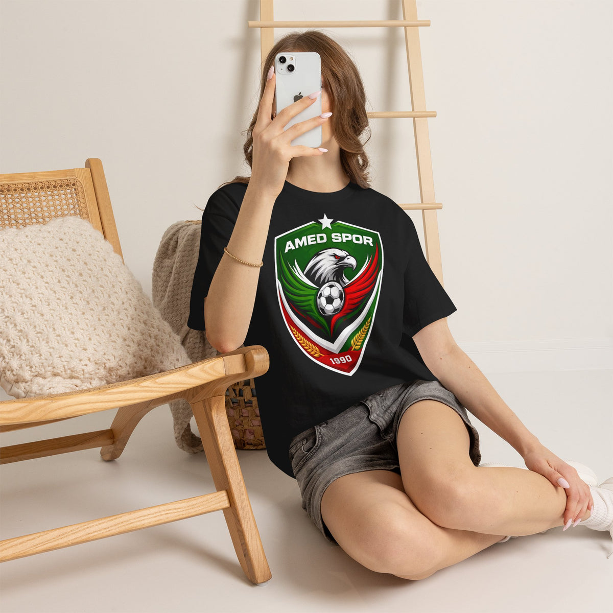 Amedspor SK 1990 Edel Wappen fan Sport fußball - Unisex T-Shirt